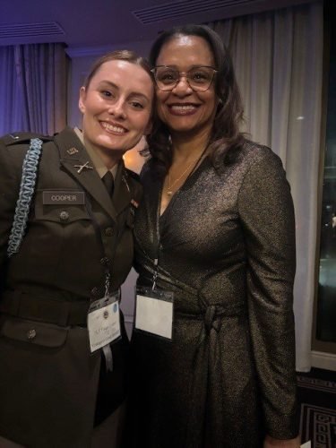 MonicaSmith+Baisden,+'87+and+1LT+Page+Cooper,+'22